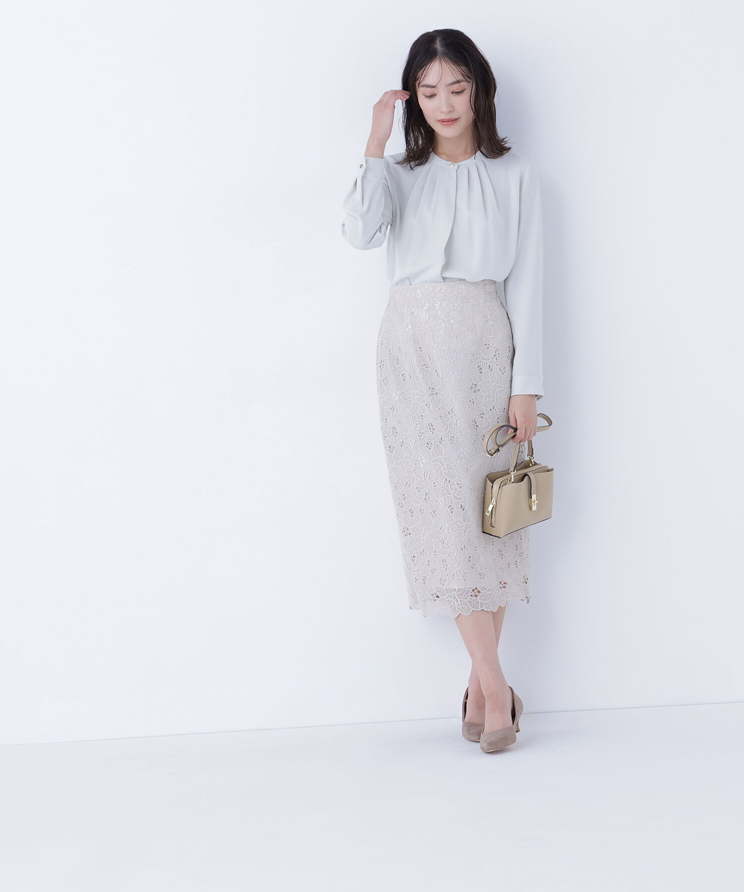  「フロントタックブラウス」|シャツ・ブラウス|