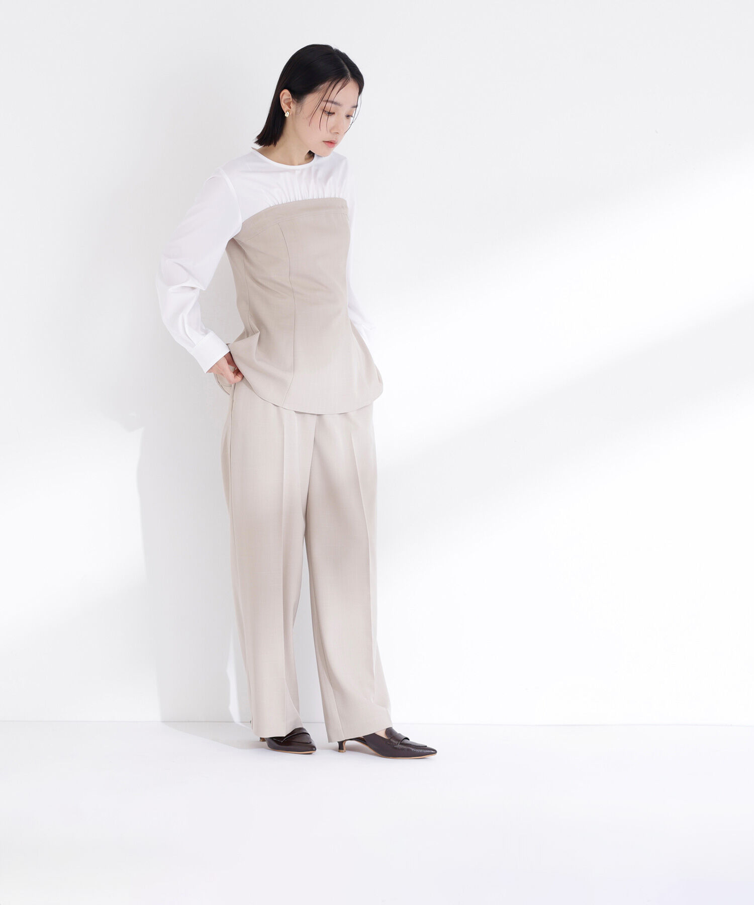  「ビスチェドッキングブラウス＆パンツ　パンツ」|その他|