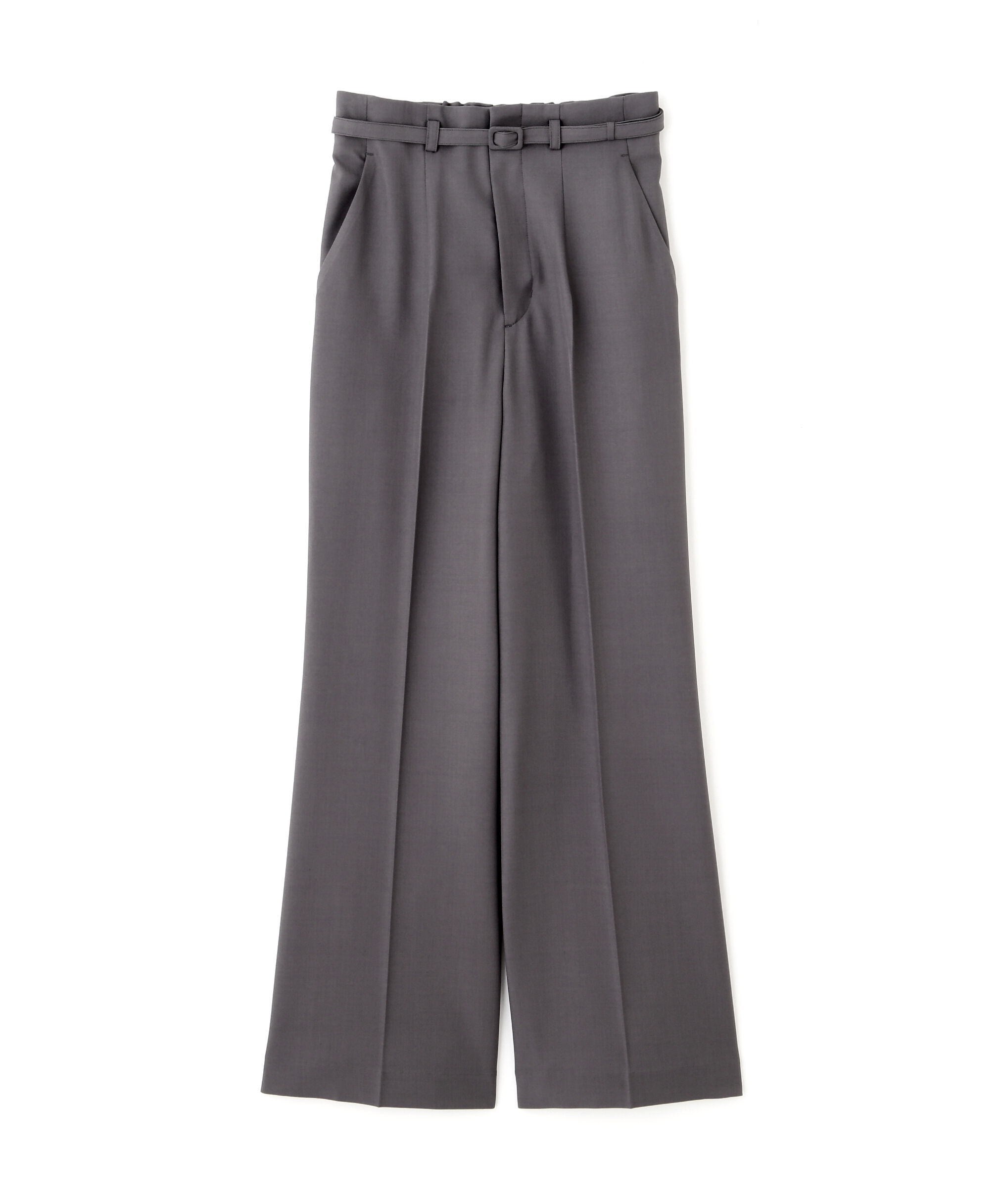  「ハイウエスト細ベルトストレートパンツ」|その他|