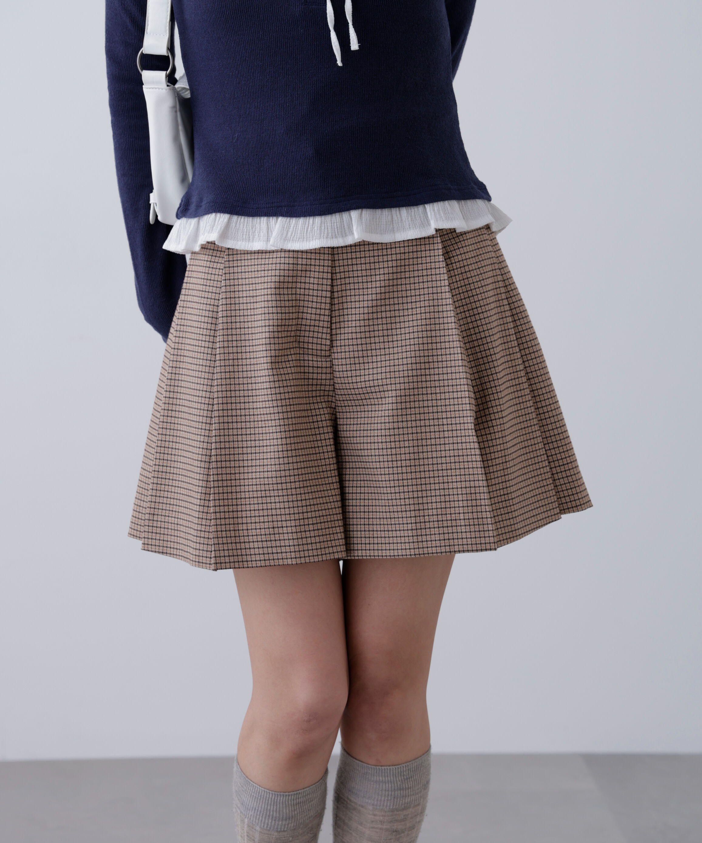  「〈セットアップ対応〉ツータックキュロットパンツ」|その他|