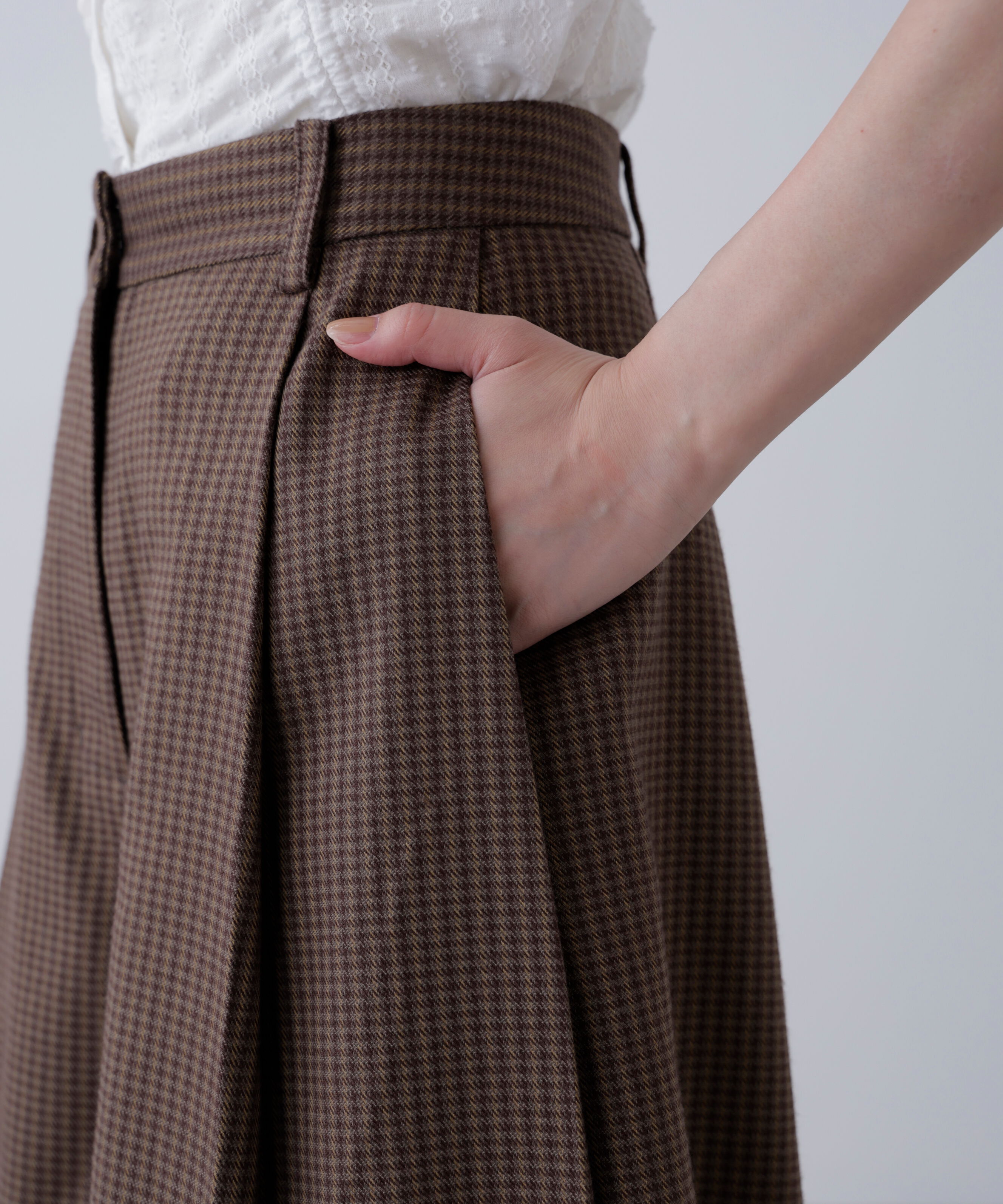  「〈セットアップ対応〉ツータックキュロットパンツ」|その他|