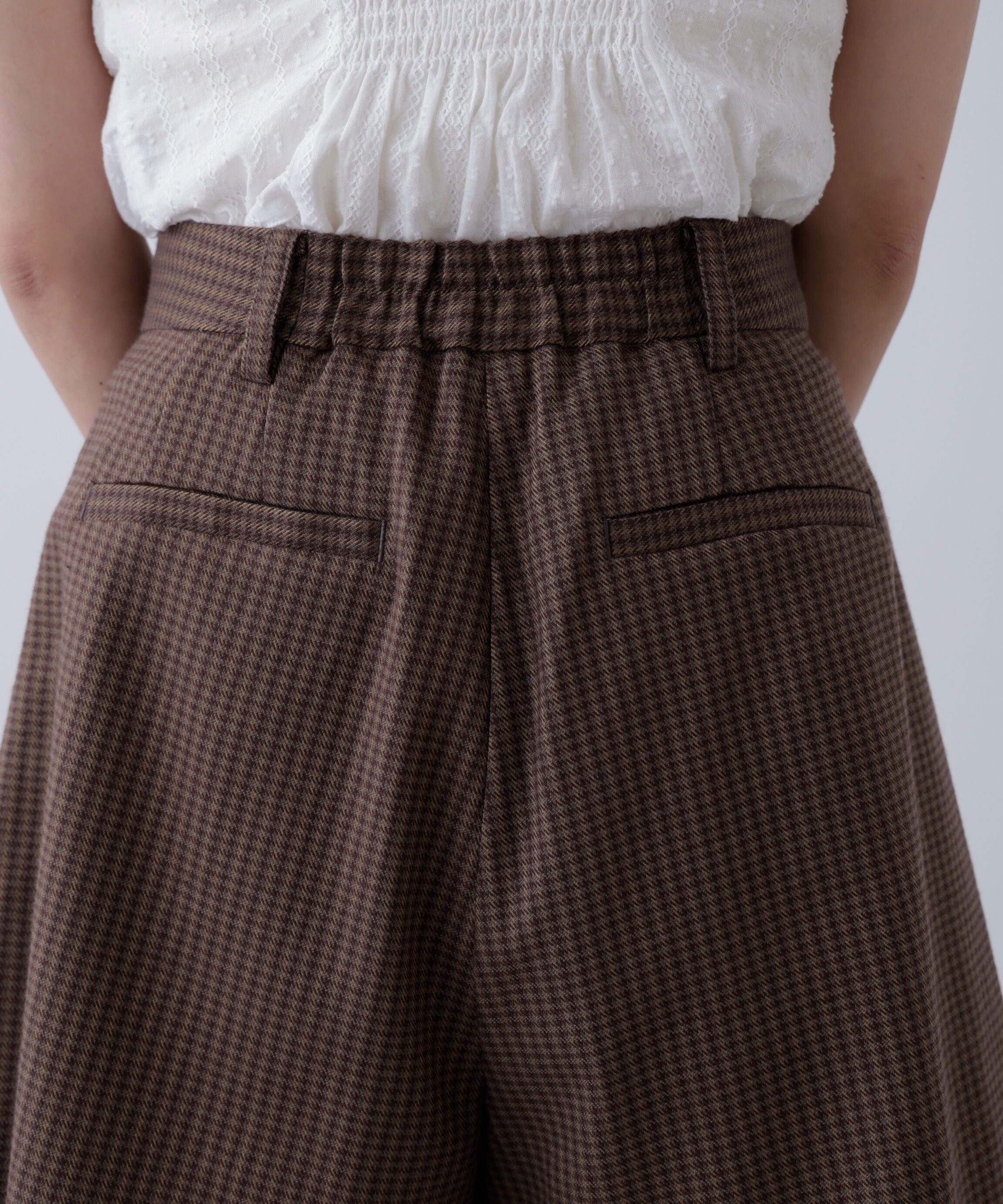  「〈セットアップ対応〉ツータックキュロットパンツ」|その他|