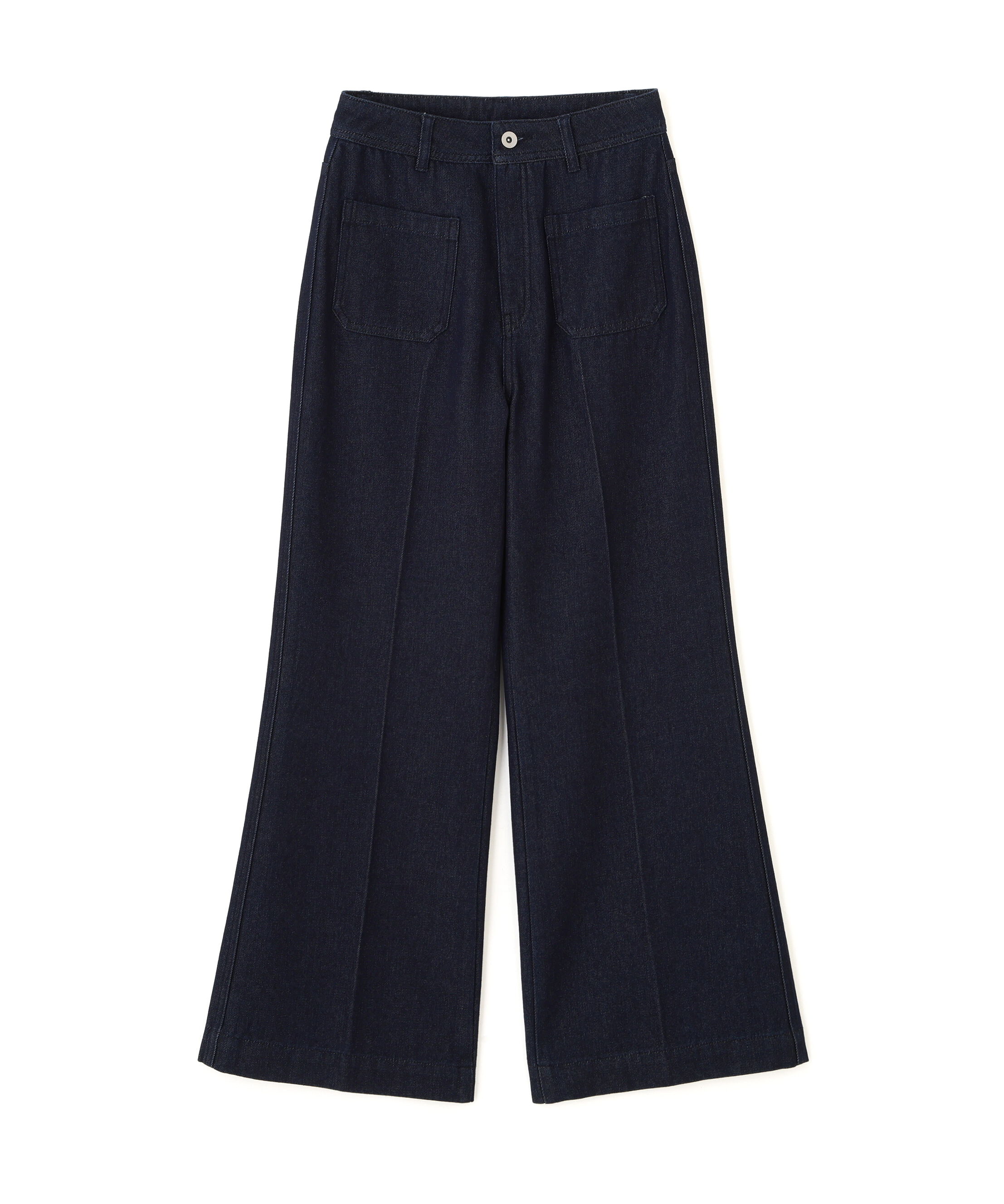  「フロントポケットソフトバギーデニムパンツ」|その他|