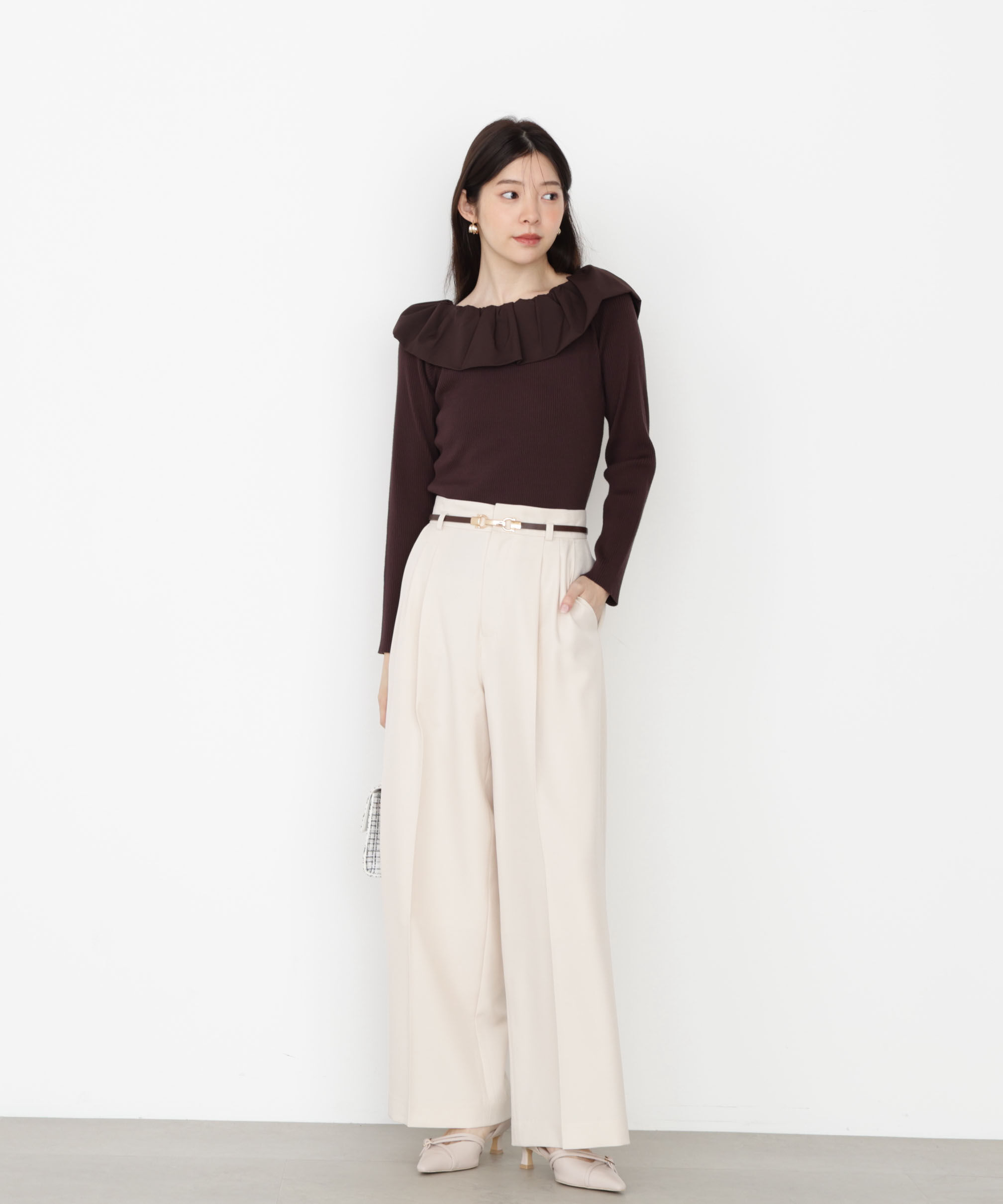 PROPORTION BODY DRESSING「ハイウエストワイドパンツ 25AW」|その他|