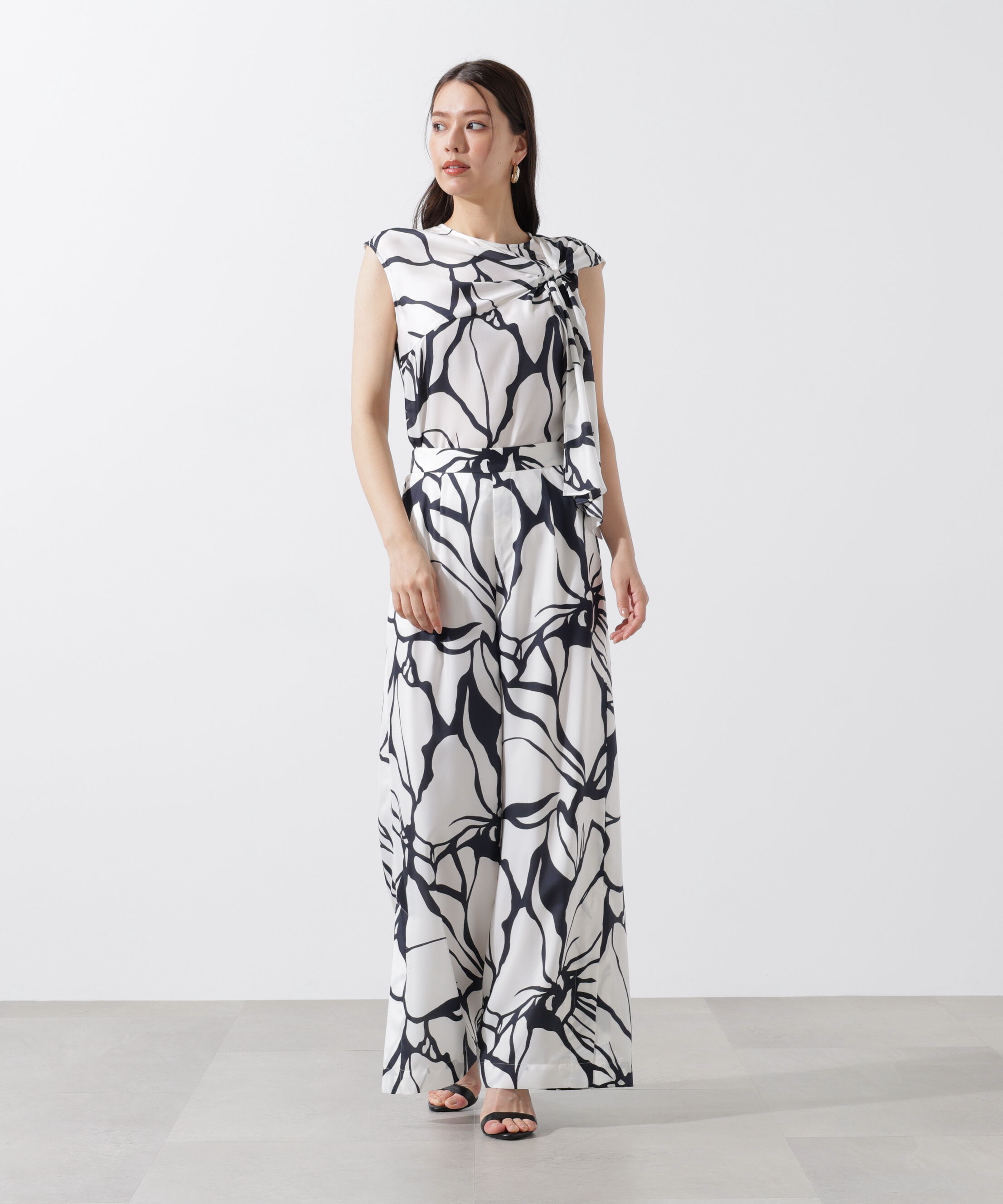  「アートフラワープリントパンツ」|その他|