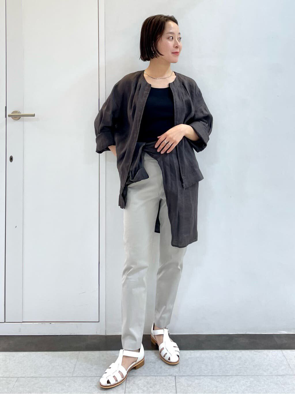  「◆サテンストレッチスリムパンツ」|その他|