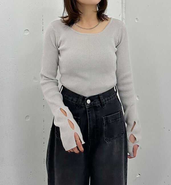 archives「２ｗａｙホールリブニットプルオーバー」|ニット・セーター|