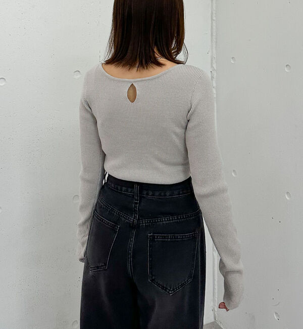 archives「２ｗａｙホールリブニットプルオーバー」|ニット・セーター|