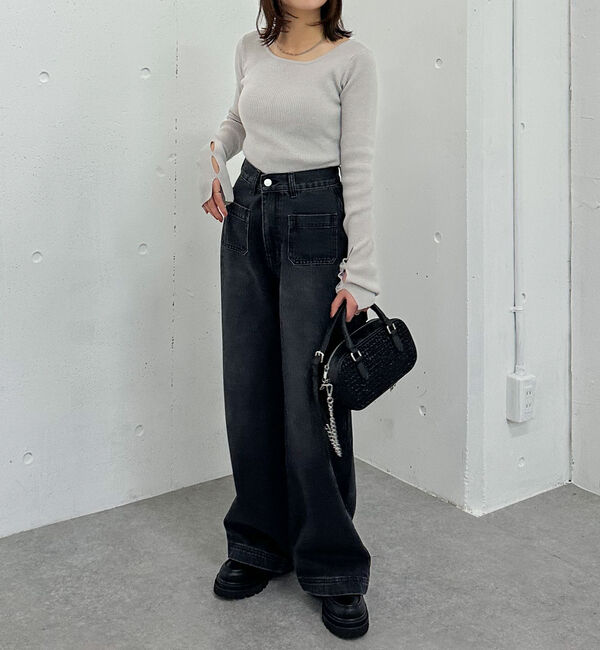 archives「２ｗａｙホールリブニットプルオーバー」|ニット・セーター|