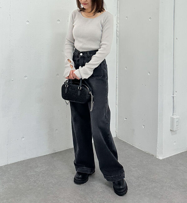 archives「２ｗａｙホールリブニットプルオーバー」|ニット・セーター|