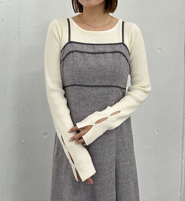 archives「２ｗａｙホールリブニットプルオーバー」|ニット・セーター|