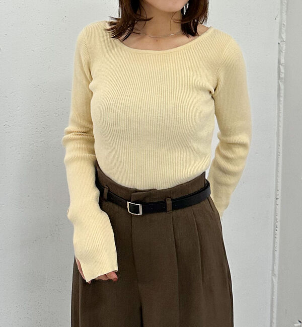 archives「２ｗａｙホールリブニットプルオーバー」|ニット・セーター|