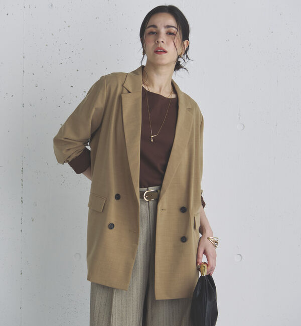 Doux archives「ダブルブレストテーラードジャケット」|テーラードジャケット|