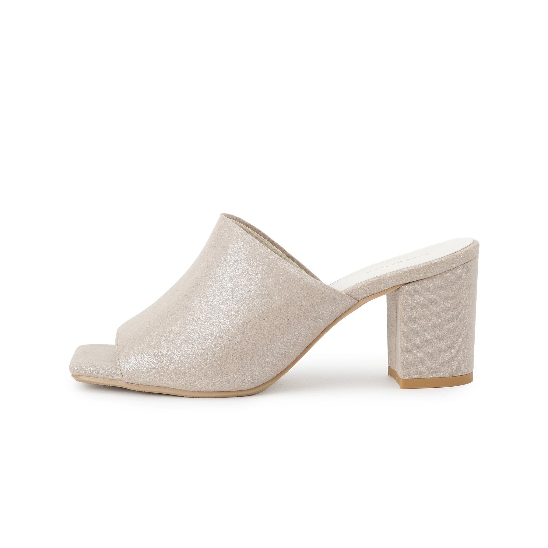 ESPERANZA「スクエアトゥブロックヒールミュール」|サンダル|