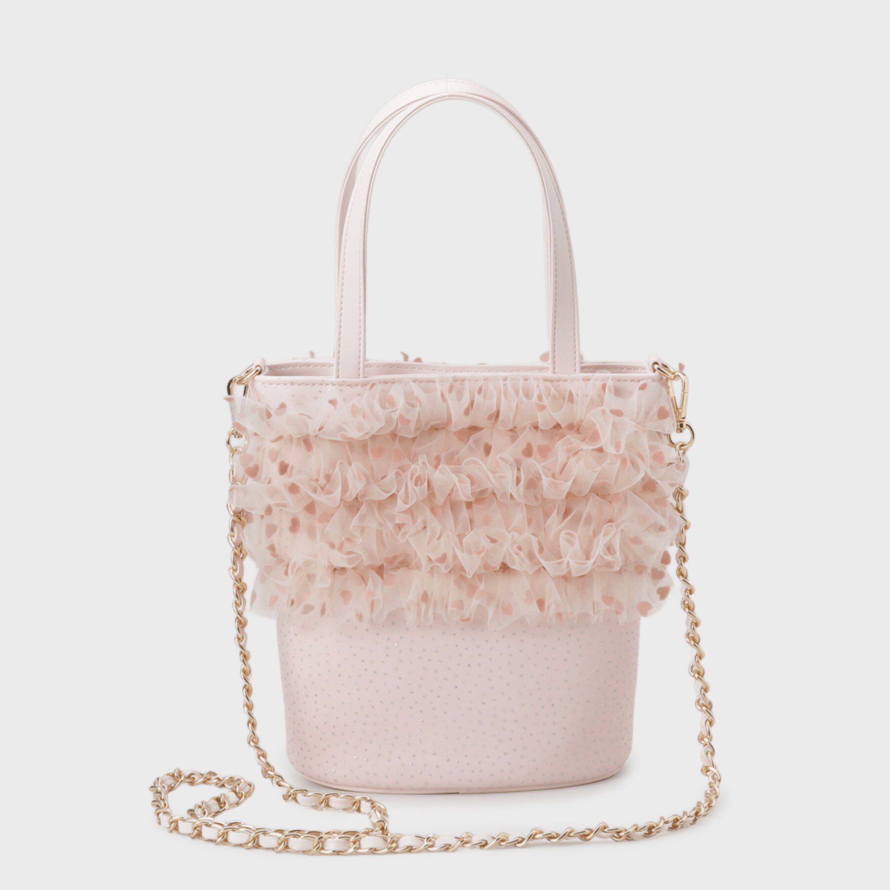 ESPERANZA「【VALENTINE Collection】ギャザーチュールバッグ」|ハンドバッグ|