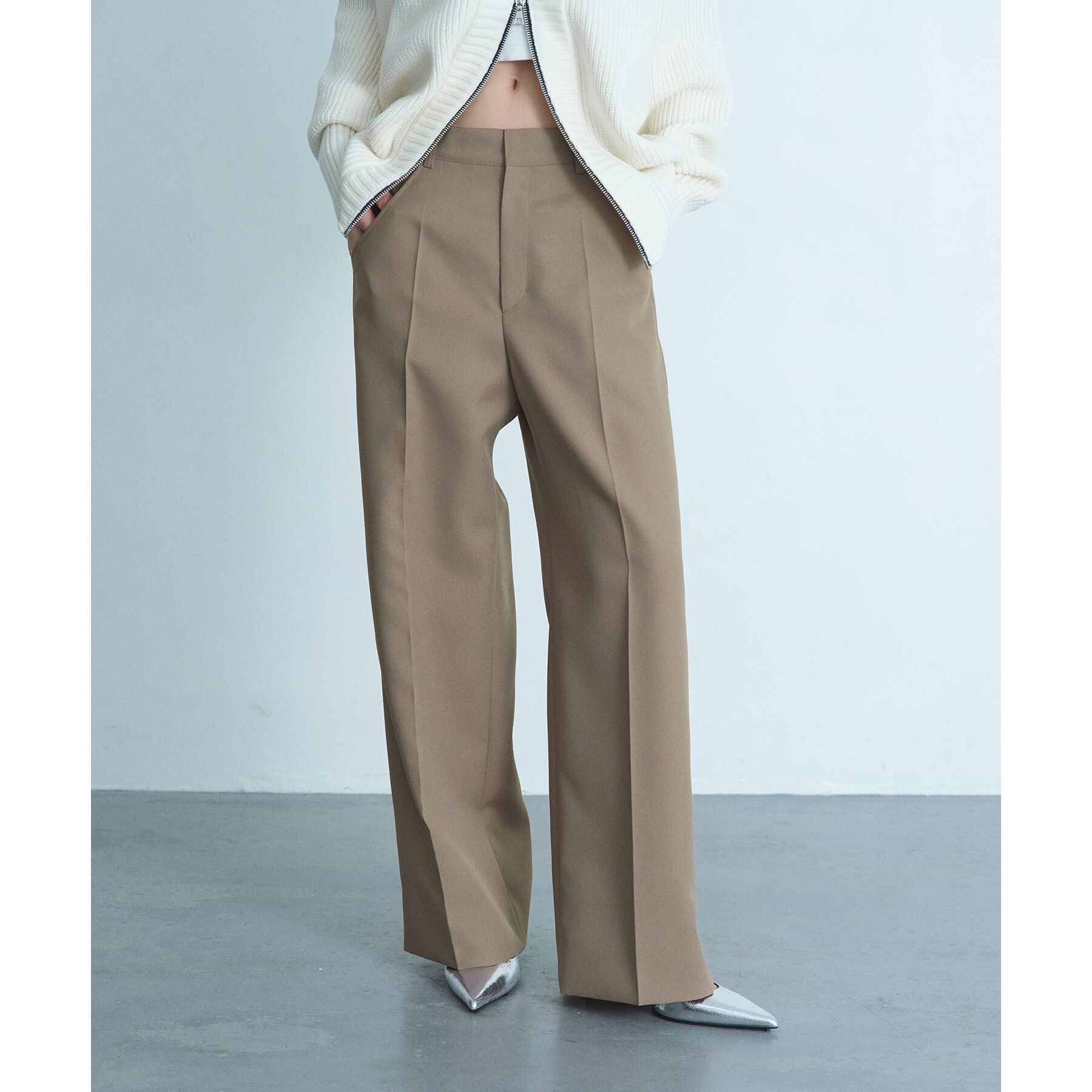 CODE A「high waist trousers」|その他|トープ(054)