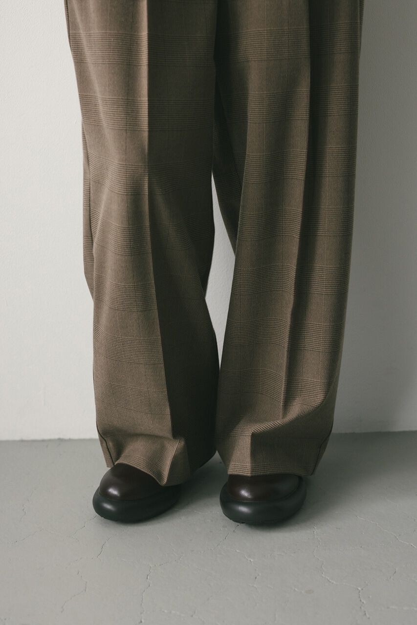 STYLEMIXER「グレンチェックワイドパンツ」|その他|