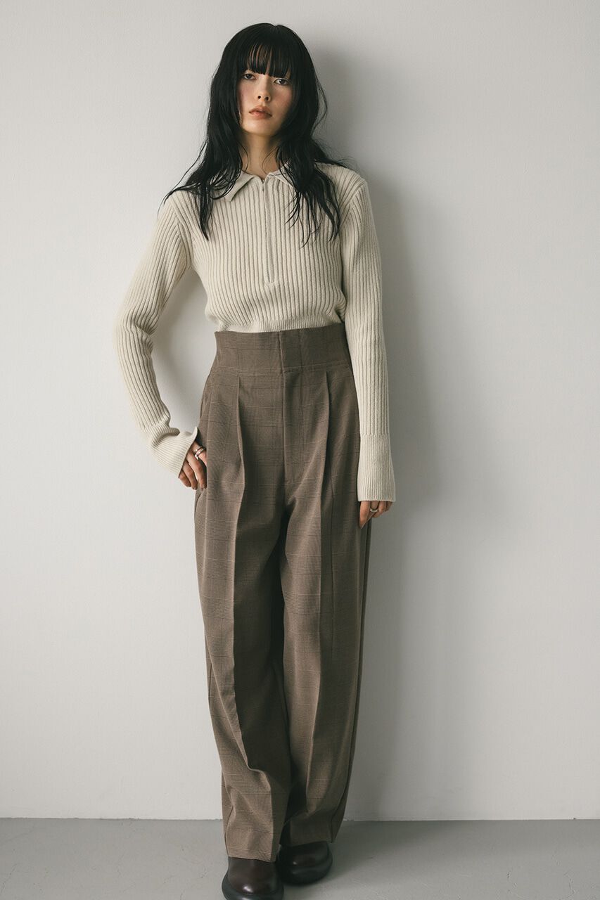 STYLEMIXER「グレンチェックワイドパンツ」|その他|