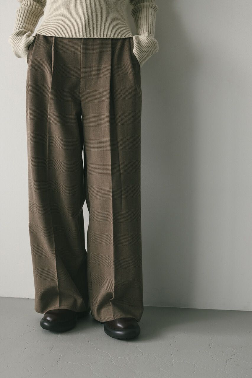 STYLEMIXER「グレンチェックワイドパンツ」|その他|