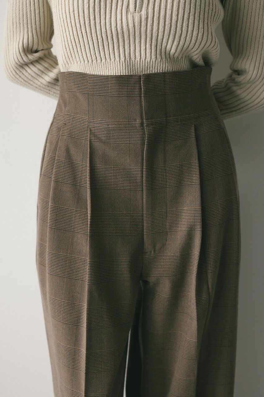 STYLEMIXER「グレンチェックワイドパンツ」|その他|