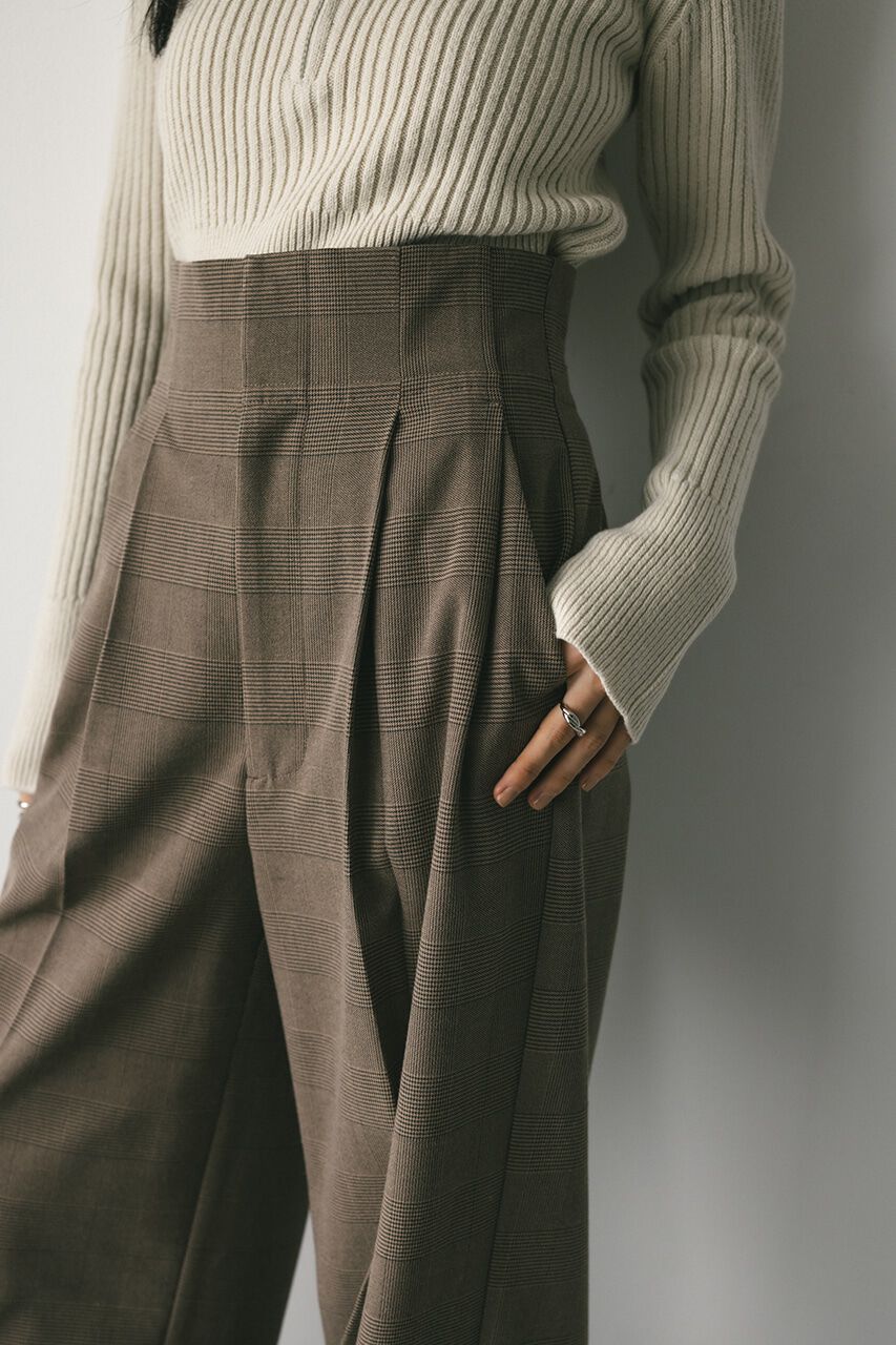 STYLEMIXER「グレンチェックワイドパンツ」|その他|