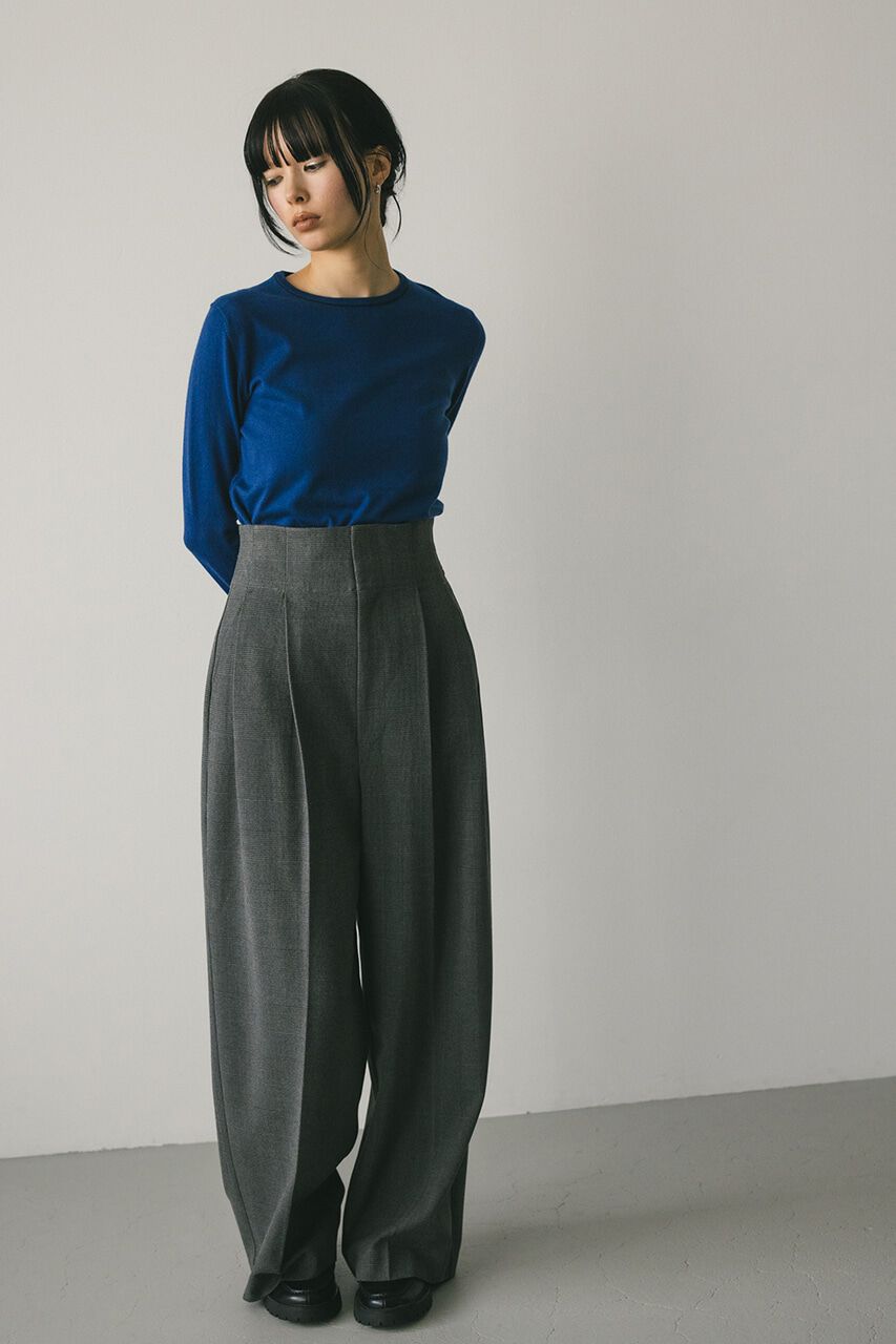 STYLEMIXER「グレンチェックワイドパンツ」|その他|