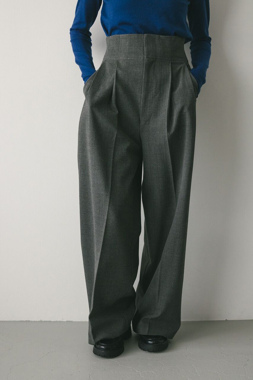 STYLEMIXER「グレンチェックワイドパンツ」|その他|