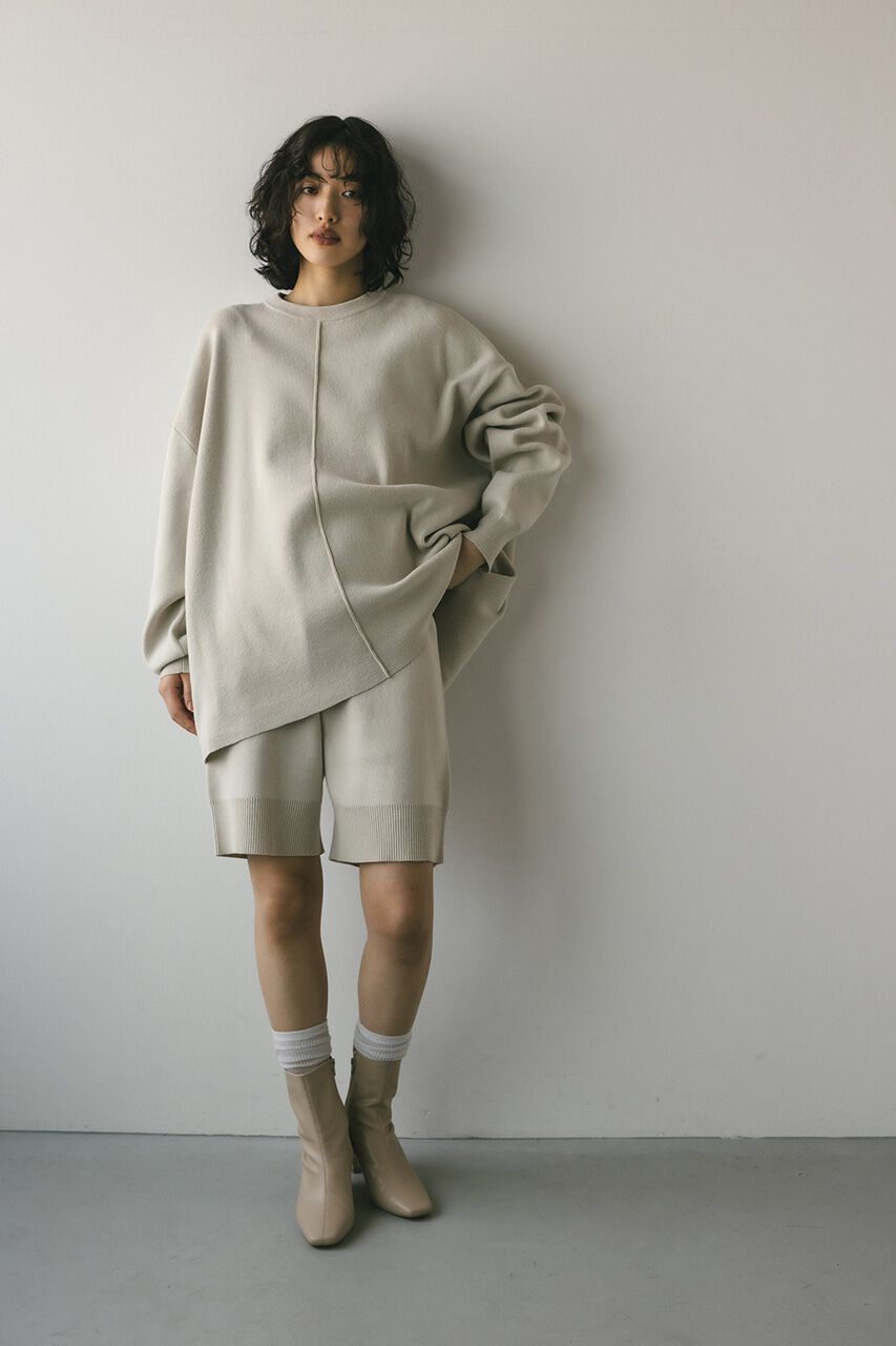 STYLEMIXER「ヘムワイドニットショートパンツ」|その他|