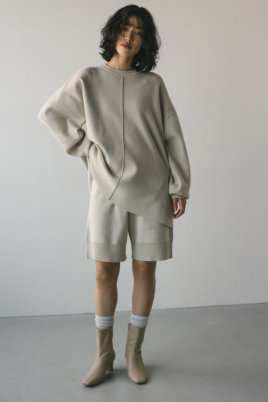 STYLEMIXER「ヘムワイドニットショートパンツ」|その他|