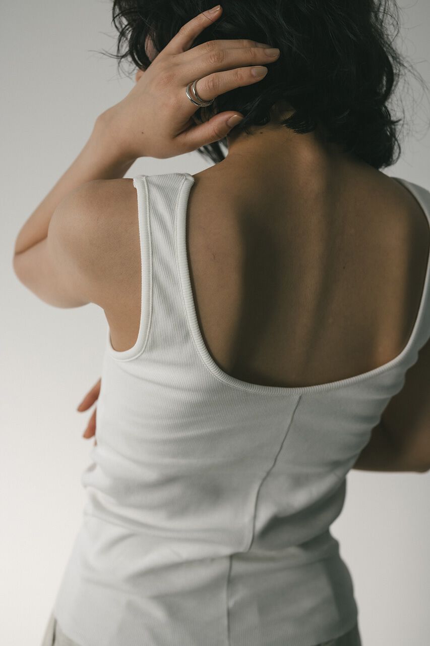 STYLEMIXER「カップ付きバックオープンタンク」|タンクトップ|