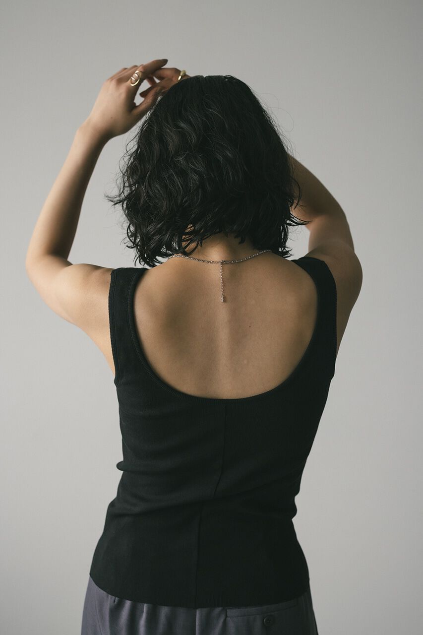 STYLEMIXER「カップ付きバックオープンタンク」|タンクトップ|