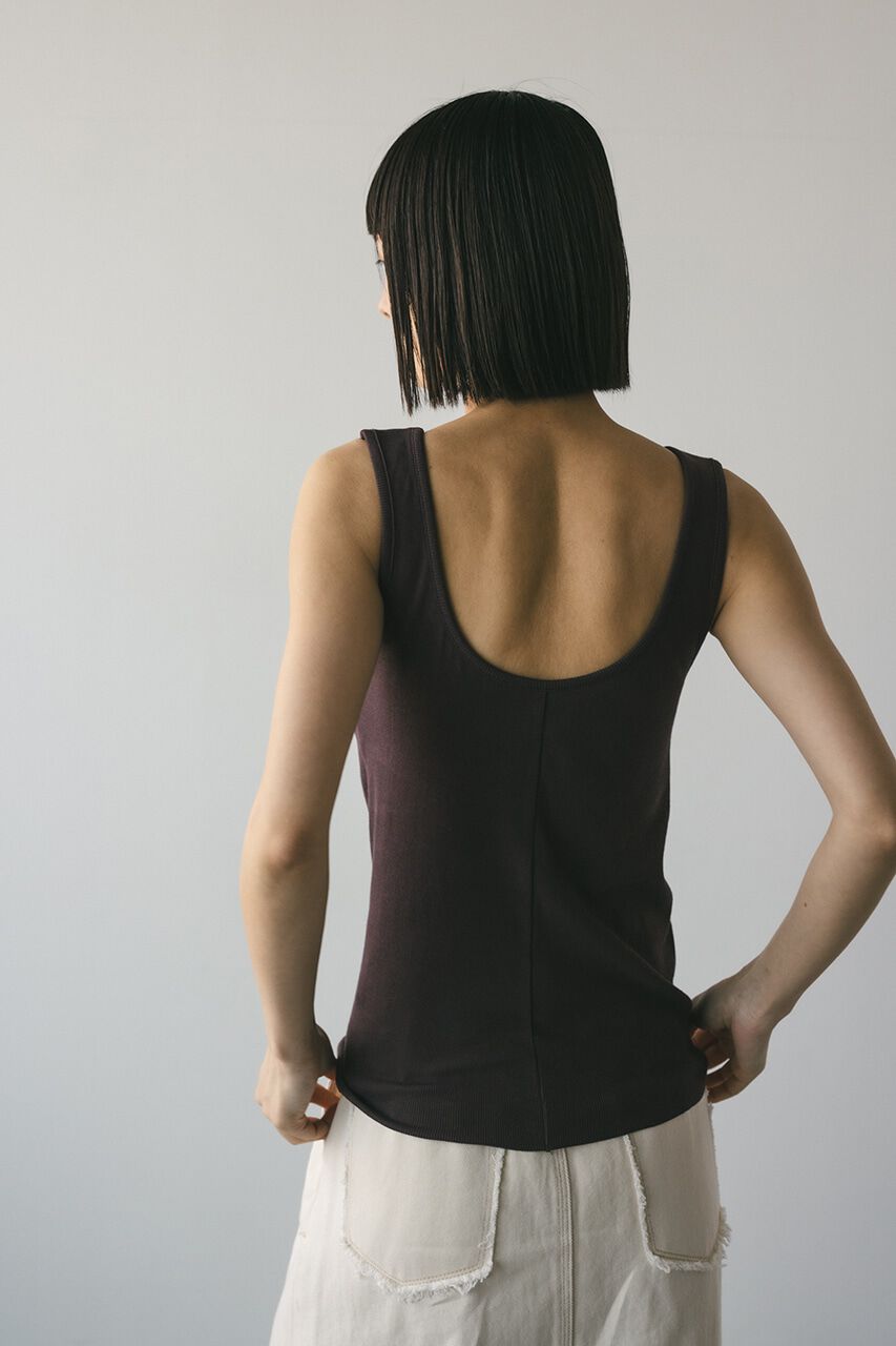 STYLEMIXER「カップ付きバックオープンタンク」|タンクトップ|