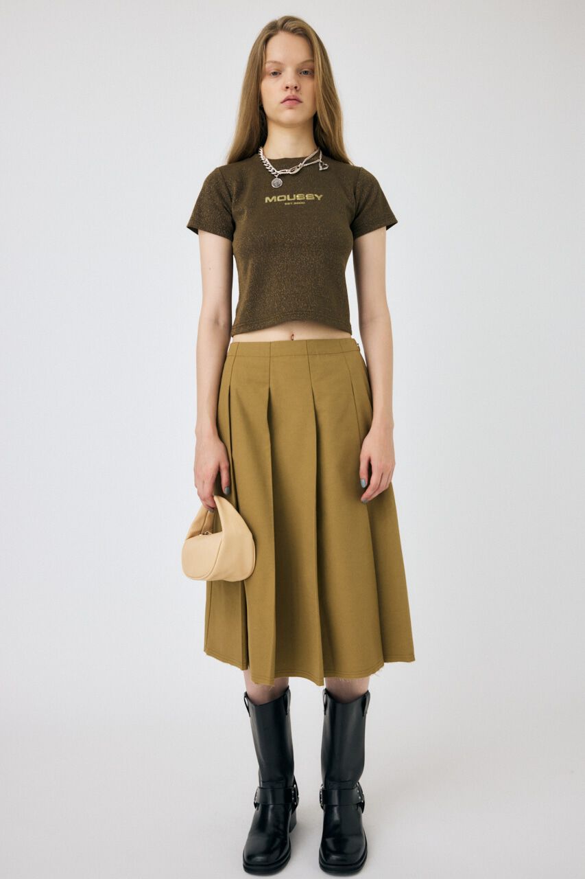 MOUSSY「PLEATS ミディタックスカート」|スカート|