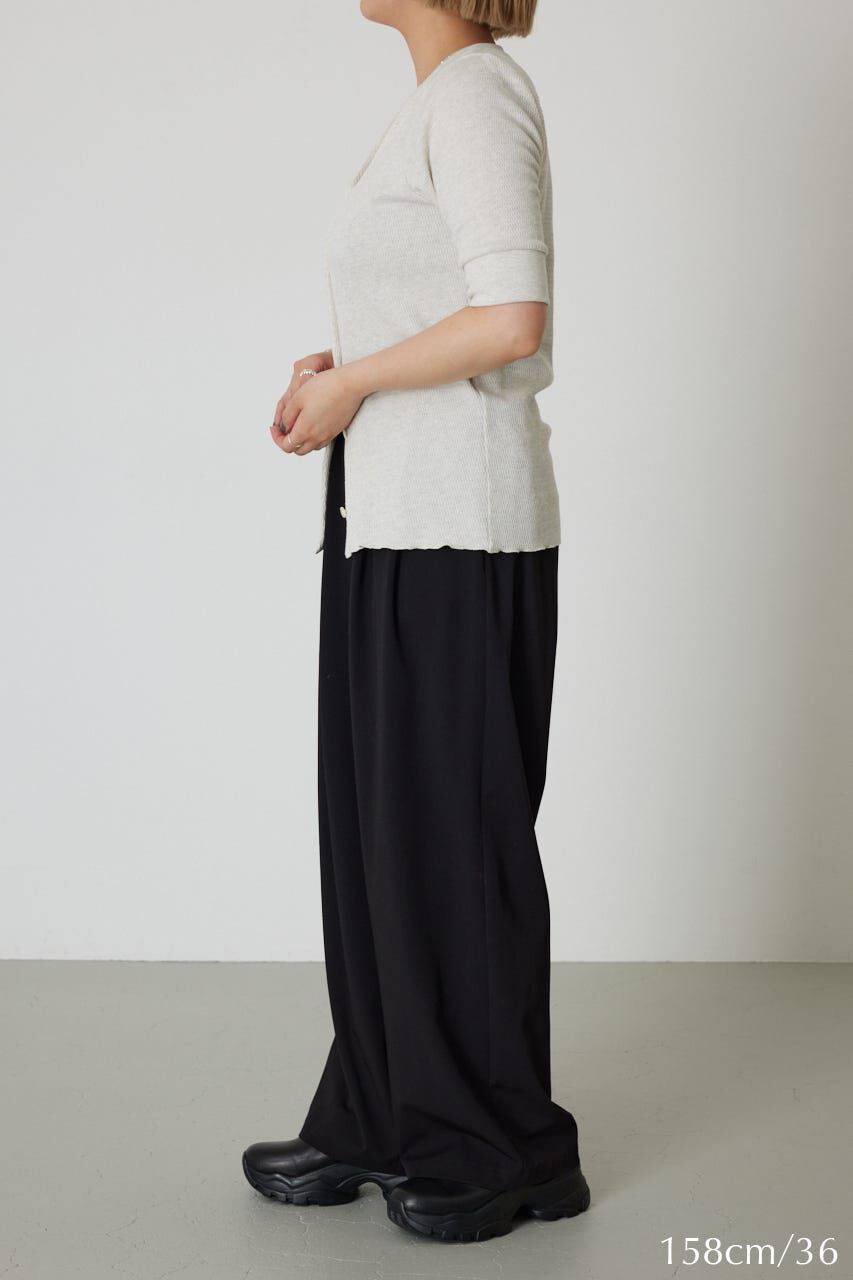 RIM.ARK 「W tuck wide slacks」|その他|