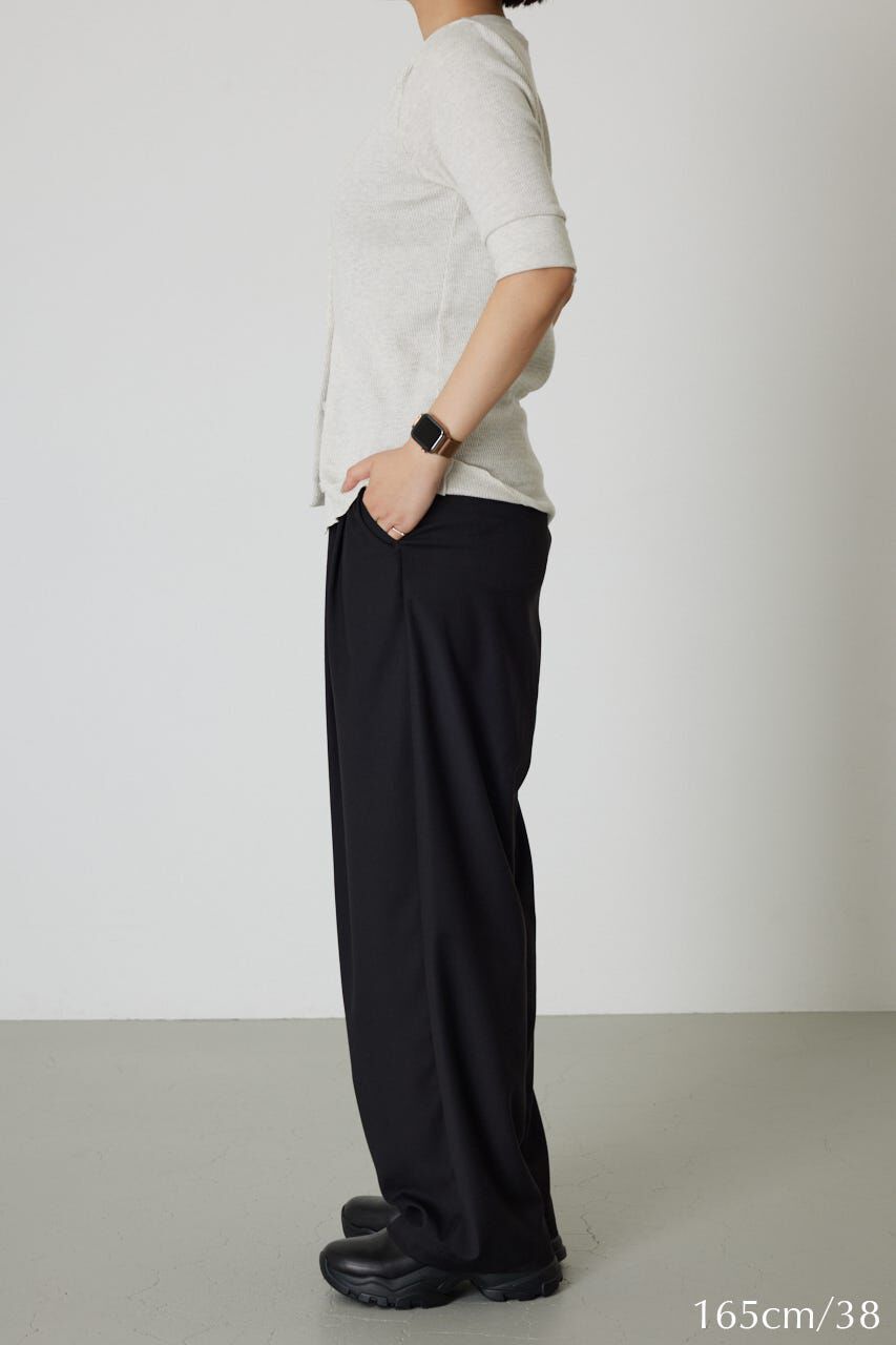 RIM.ARK 「W tuck wide slacks」|その他|