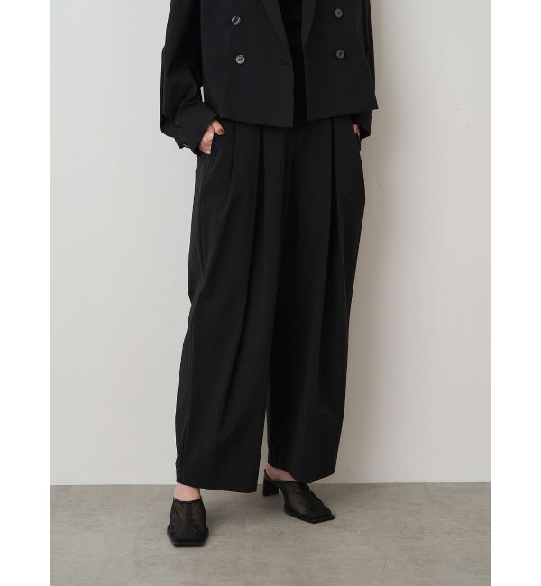 ELENDEEK「CORSET LIKE TUCKED PT」|その他|ブラック