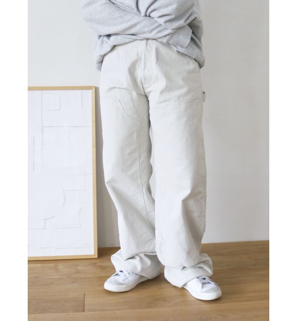 Ungrid「ダブルニールーズワークパンツ」|その他|オフホワイト