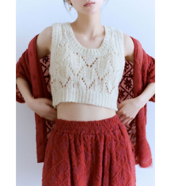 Ungrid「起毛エンブロイダリーラフパンツ」|その他|