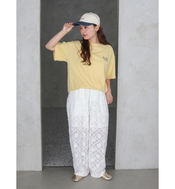 Ungrid「起毛エンブロイダリーラフパンツ」|その他|