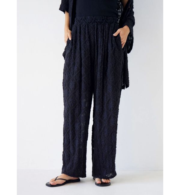 Ungrid「起毛エンブロイダリーラフパンツ」|その他|