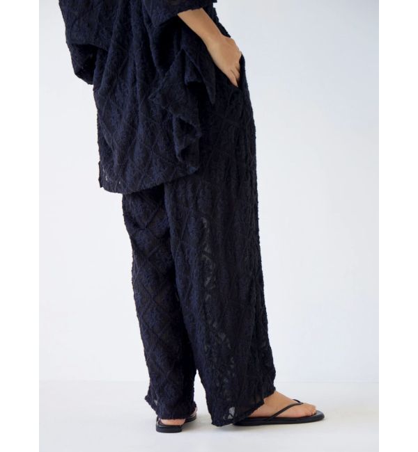 Ungrid「起毛エンブロイダリーラフパンツ」|その他|