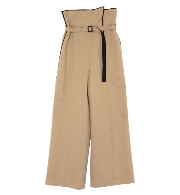 LAGUNAMOON「バイカラーラペルワイドパンツ」|その他|