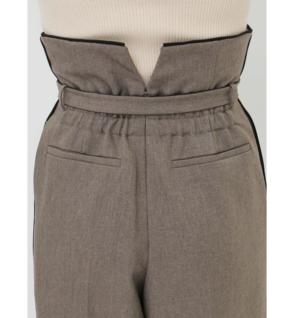 LAGUNAMOON「バイカラーラペルワイドパンツ」|その他|