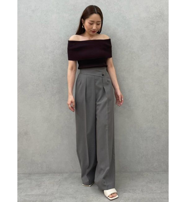 LAGUNAMOON「ラペルワイドパンツ」|その他|