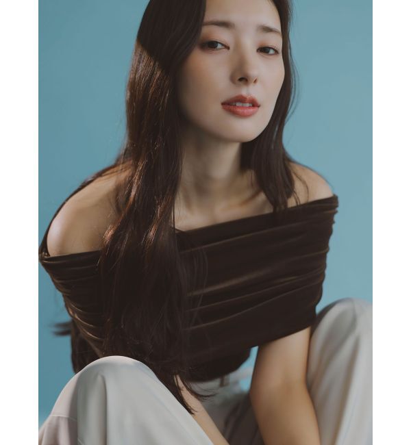 LAGUNAMOON「シルエットタックワイドパンツ」|その他|