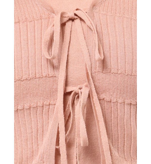 LAGUNAMOON「スパークラメリボンニットアンサンブル」|ニット・セーター|