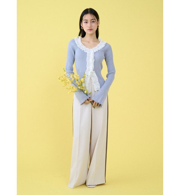 LAGUNAMOON「フロントジップラインパンツ」|その他|