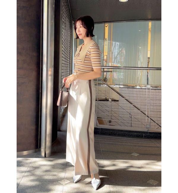 LAGUNAMOON「フロントジップラインパンツ」|その他|