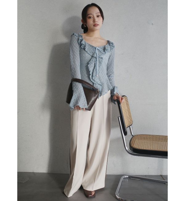 LAGUNAMOON「フロントジップラインパンツ」|その他|