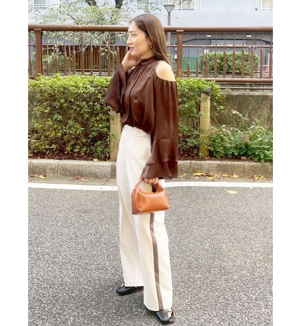 LAGUNAMOON「フロントジップラインパンツ」|その他|